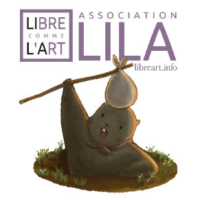 sticker of LILA association, by Aryeom (CC by-sa).
